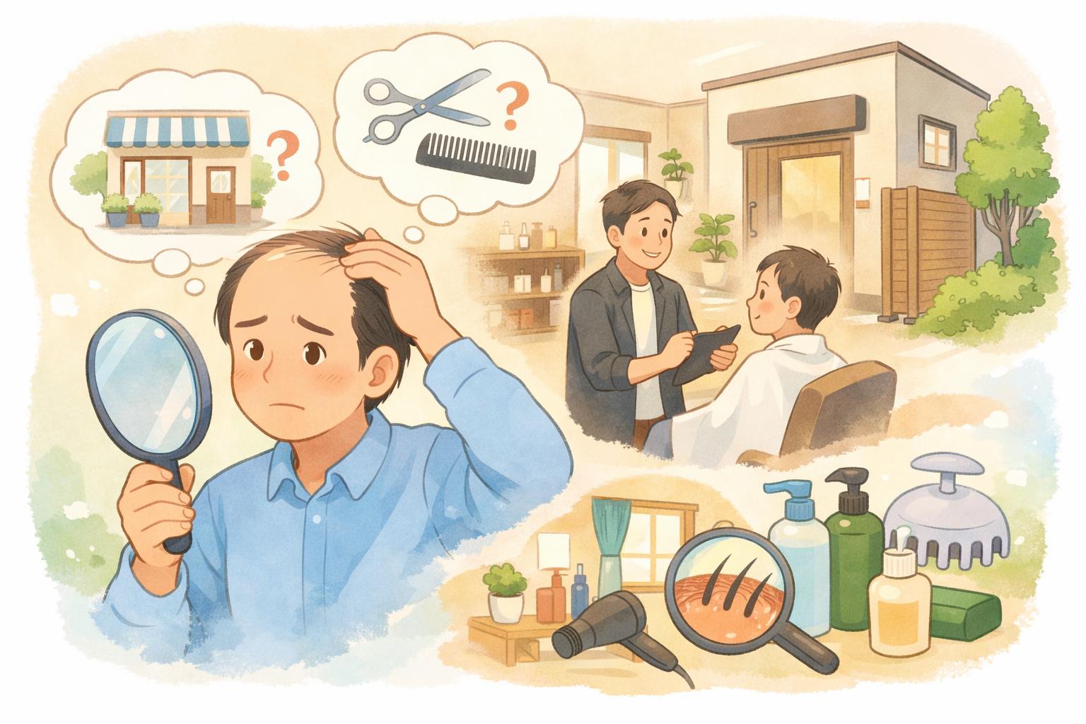 薄毛に悩む男性のための完全個室美容室RELIVE